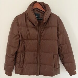 Sam Edelman Brown Puffer Jacket